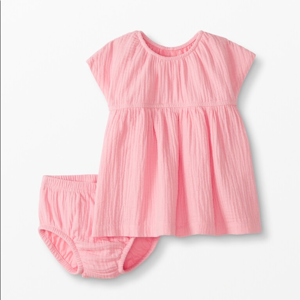Hanna Andersson Bubbly Woven Dress Set